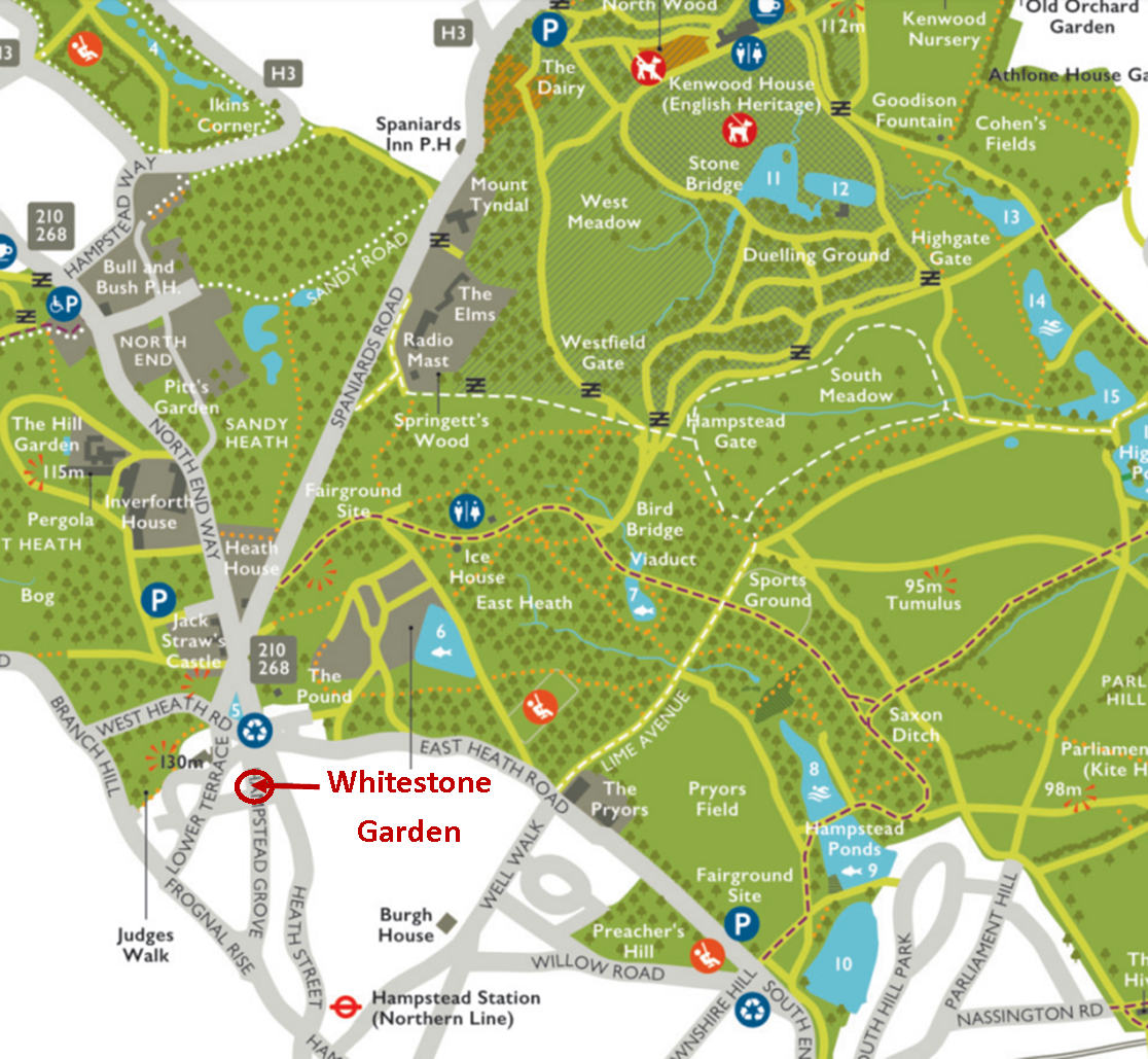 whitestone garden map